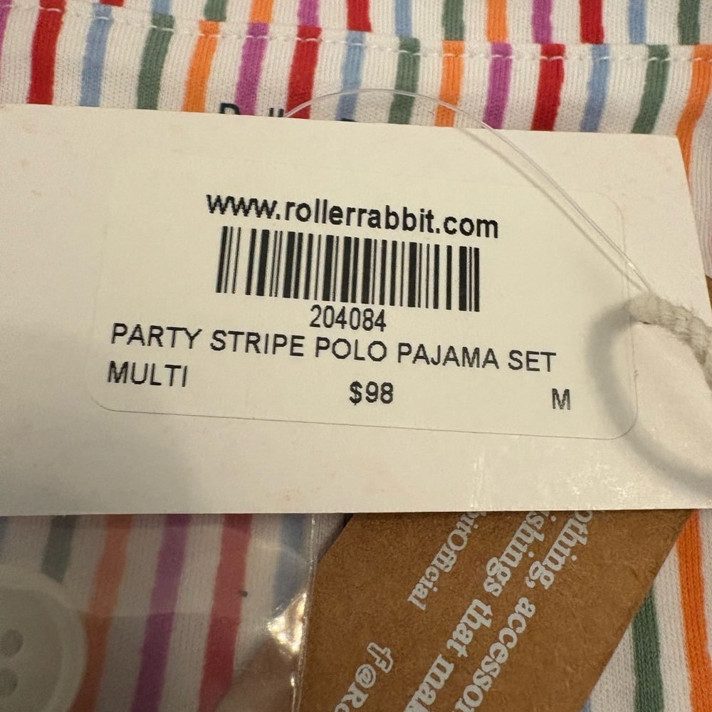 Roller Rabbit Colorful Striped Pajama Set - Picture 3 of 6